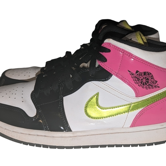 white cyber active fuchsia